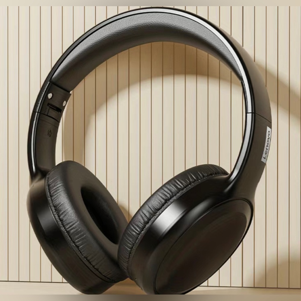 Black sports headphones
